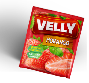 Suco Velly de morango